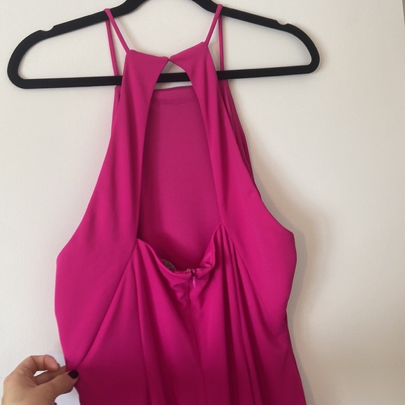 Maxi Hot Pink Ralph Lauren Gown - Picture 5 of 8